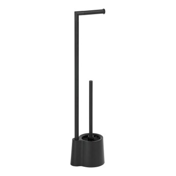 WENKO 23804100 - Brosse WC AVOLA 13x70 cm inox/noir