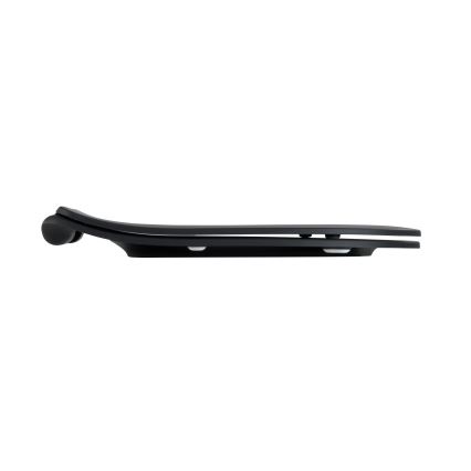 WENKO 23827100-WC Siège WC SEDILO 45,2 x 36,2 cm noir/argenté