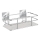 WENKO 23854800 - Étagère TURBO-LOC QUADRO ED. 24 x 14,5 cm, acier inoxydable / chrome brillant