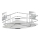 WENKO 23856800 - Étagère TURBO-LOC QUADRO ED., 27,5 x 19,3 cm, en acier inoxydable, finition chromée brillante