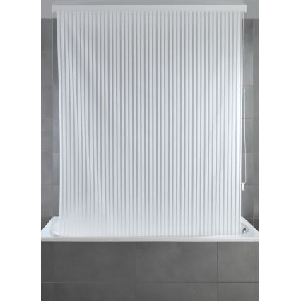 WENKO 23864100 - Store enroulable pour douche 132x240 cm blanc