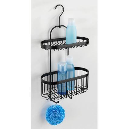 WENKO 23880100 – Étagère CLASSIC PL. SCHWARZ 26,5x47 cm noire