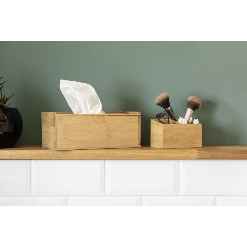 WENKO 23916100 - Organiseur TERRA 12x9 cm marron