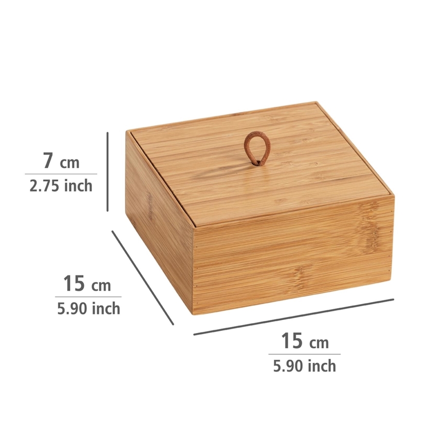 WENKO 23923100 - Boîte TERRA 15x7 cm marron