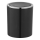 WENKO 23934100 - Corbeille INCA 14 x 16,8 cm noir/chrome brillant