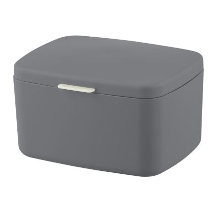 WENKO 23981100 - Box BARCELONA 19,5x16 cm anthracite/chrome brillant
