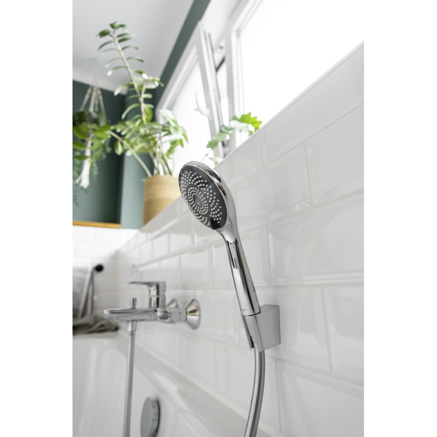 WENKO 23992100 - Tête de douche Système d'économie d'eau 9,5 x 9,5 cm chrome brillant/gris
