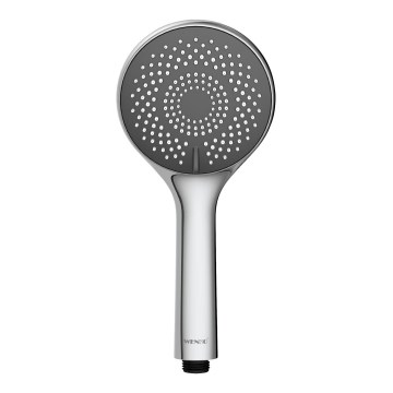 WENKO 23993100 - Tête de douche WATERSAVING SYSTEM 11x11 cm chrome brillant/blanc/gris