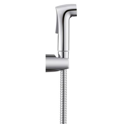 WENKO 23999100 - Ensemble pour bidet Système d'économie d'eau 12x7 cm, chromé brillant/argenté