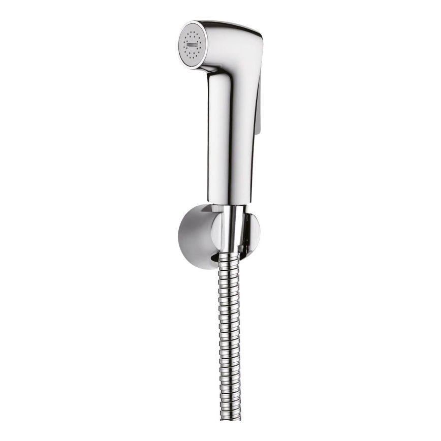 WENKO 23999100 - Ensemble pour bidet Système d'économie d'eau 12x7 cm, chromé brillant/argenté