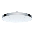 WENKO 24000100-Tête de douche NETTOYAGE AUTOMATIQUE 22,5x22,5 cm chrome brillant/blanc