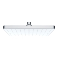 WENKO 24001100 - Tête de douche NETTOYAGE AUTOMATIQUE 25x17 cm chrome brillant/blanc