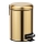 WENKO 24009800 - Poubelle LEMAN 17x25 cm inox/doré/noir