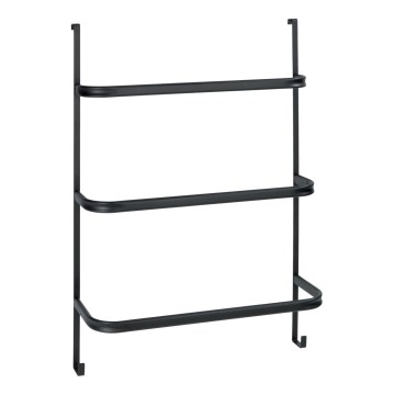 WENKO 24026100 - Porte-serviettes IRPINIA 54,5x77,5 cm noir
