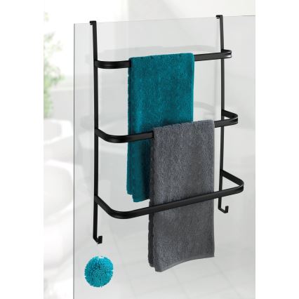 WENKO 24026100 - Porte-serviettes IRPINIA 54,5x77,5 cm noir