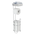 WENKO 24074800 - Distributeur de papier toilette 16x59 cm chromé brillant