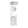 WENKO 24074800 - Distributeur de papier toilette 16x59 cm chromé brillant