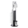 WENKO 24075800 - Ensemble WC RAVINA 20x707 cm acier inoxydable/argenté/noir