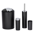 WENKO 24078800 - Ensemble CALVO 6,5x13 cm noir/chrome brillant