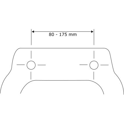 WENKO 24080800-WC abattant WC TAVOLA 36,5 x 45 cm blanc/finition brillante chromée