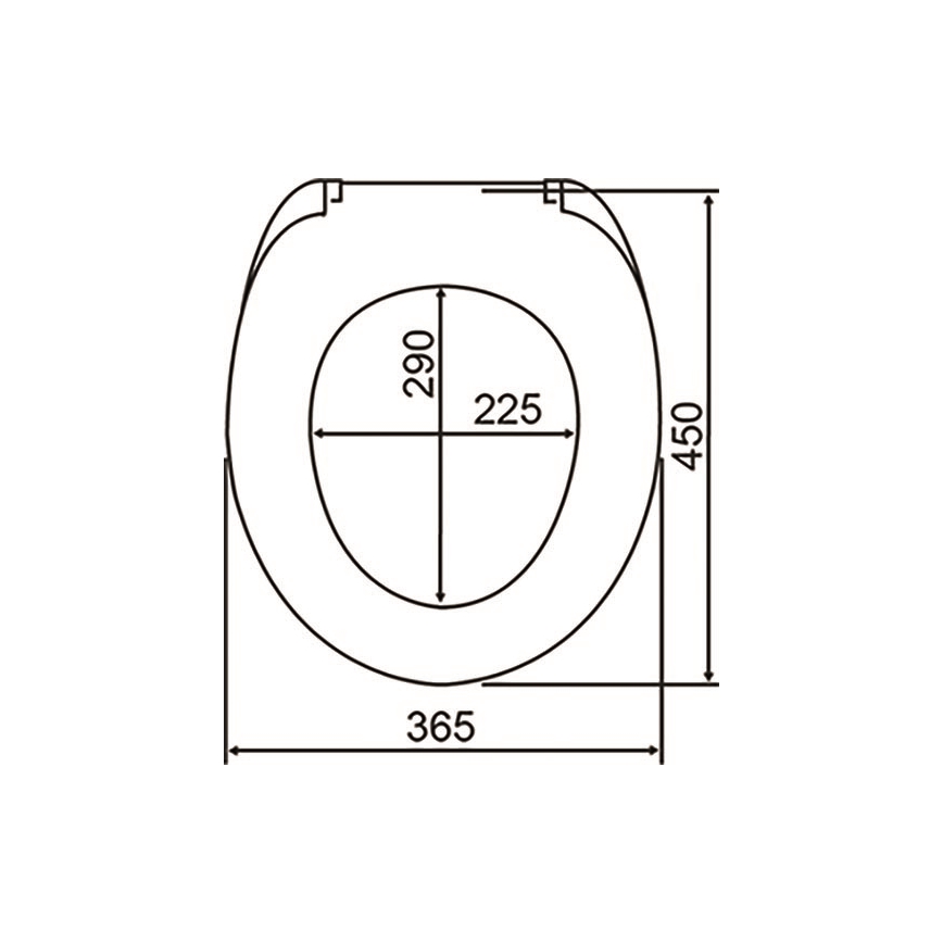 WENKO 24082800 - Abattant WC DROPLETS 45x38,8 cm bleu/blanc
