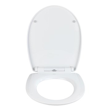 WENKO 24082800-Abattant WC DROPLETS 45x38,8 cm multicolore/chromé brillant