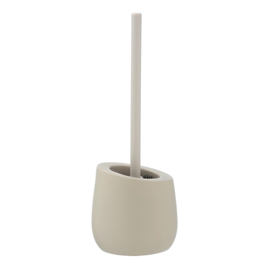 WENKO 24136100 - Brosse WC BADI 13,5 x 38 cm beige