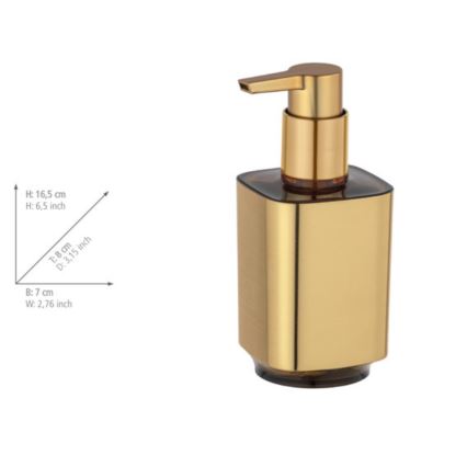 WENKO 24161100 - Distributeur de savon AURON 300 ml doré