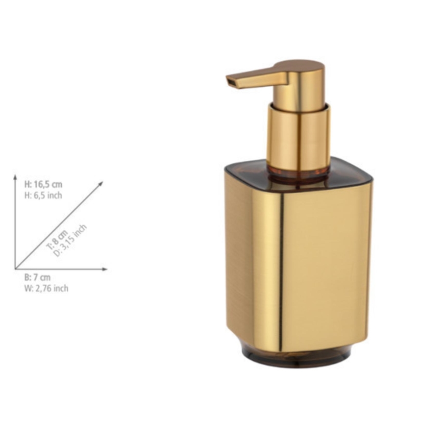 WENKO 24161100 - Distributeur de savon AURON 300 ml doré