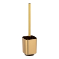 WENKO 24162100 - Brosse WC AURON 9 x 38,5 cm dorée