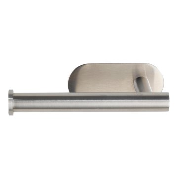 WENKO 24166100 - Support pour papier toilette TURBO-LOC OREA MATT 16x7 cm inox/argenté