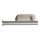 WENKO 24166100 - Support pour papier toilette TURBO-LOC OREA MATT 16x7 cm inox/argenté