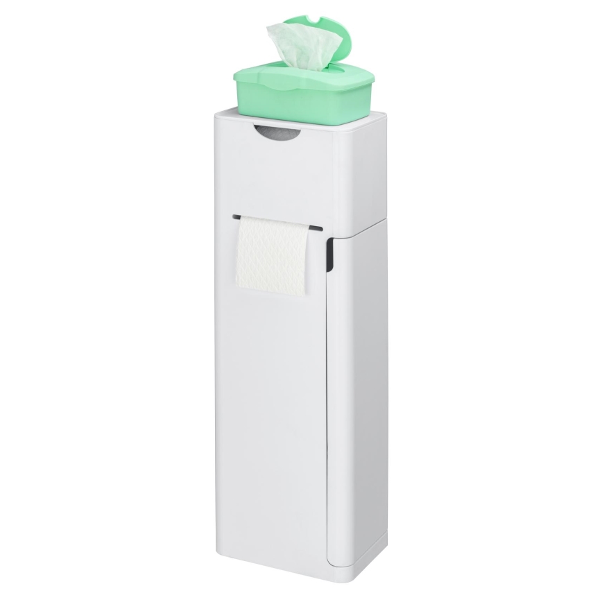 WENKO 24212100 - Brosse WC IMON 20 x 58,5 cm blanche