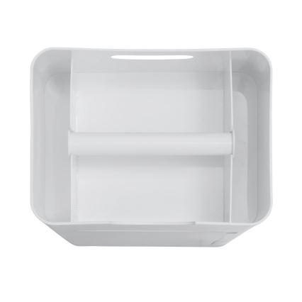 WENKO 24212100 - Brosse WC IMON 20 x 58,5 cm blanche