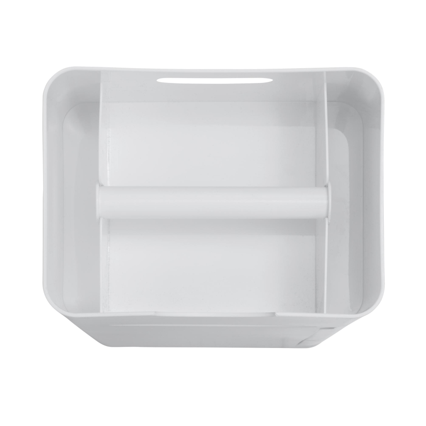 WENKO 24212100 - Brosse WC IMON 20 x 58,5 cm blanche