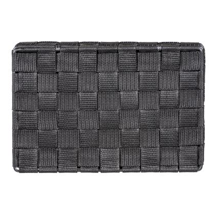 WENKO 24223100 - Panier ADRIA 26 x 17 cm gris/anthracite