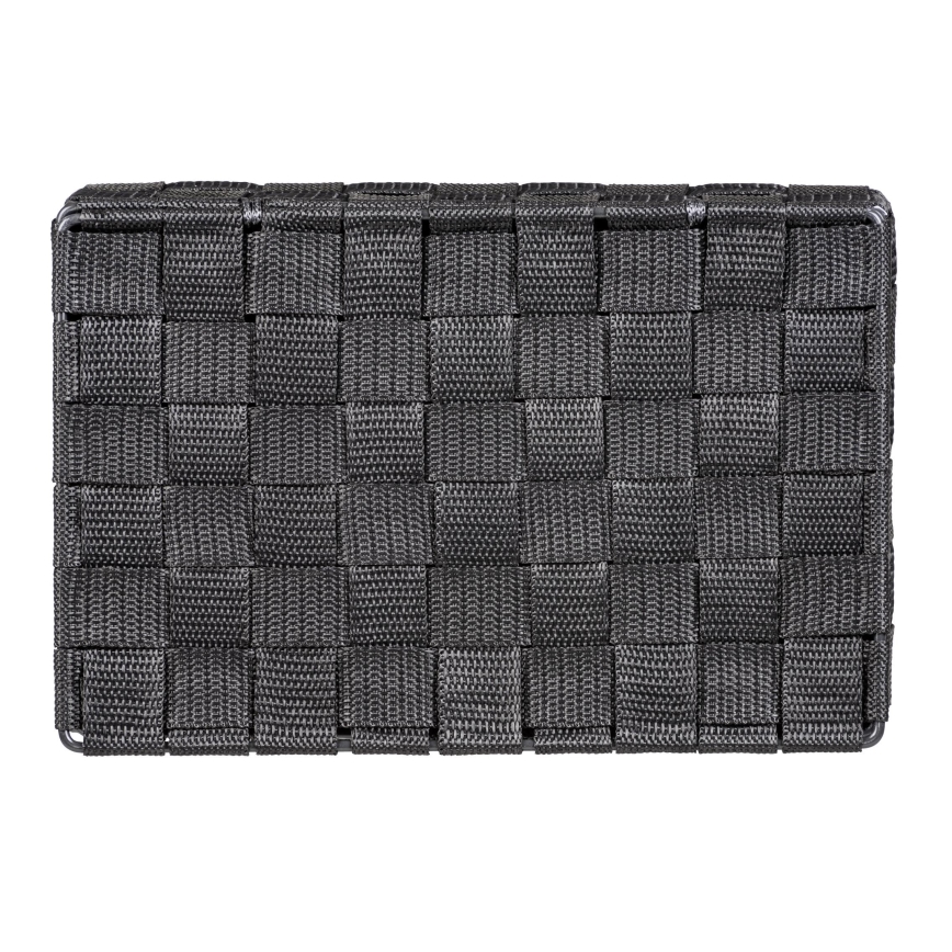 WENKO 24223100 - Panier ADRIA 26 x 17 cm gris/anthracite