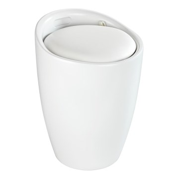 WENKO 24228100 - Tabouret CANDY 36x50,5 cm blanc/noir