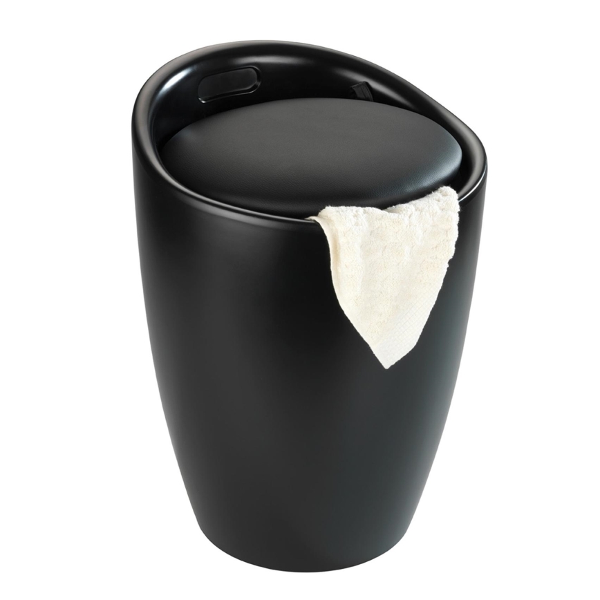 WENKO 24229100 - Tabouret CANDY 36x50,5 cm noir