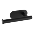 WENKO 24287100 - Support pour papier toilette TURBO-LOC OREA BLACK 16 x 7 cm acier inoxydable/noir