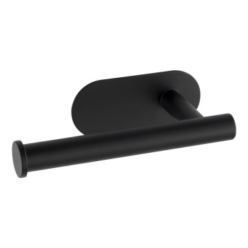 WENKO 24287100 - Support pour papier toilette TURBO-LOC OREA BLACK 16 x 7 cm acier inoxydable/noir