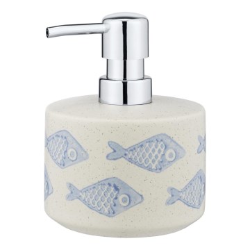 WENKO 24311100 - Distributeur de savon AQUAMARIN 475 ml beige