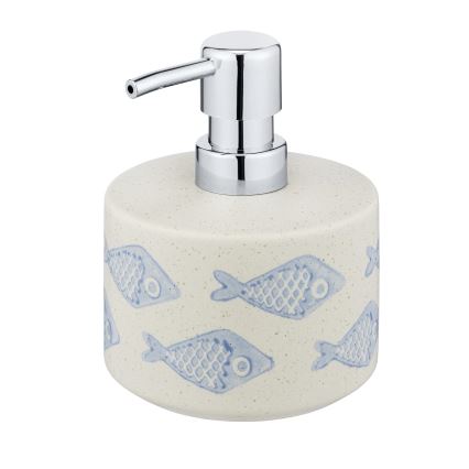 WENKO 24311100 - Distributeur de savon AQUAMARIN 475 ml beige