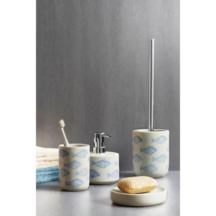 WENKO 24311100 - Distributeur de savon AQUAMARIN 475 ml beige
