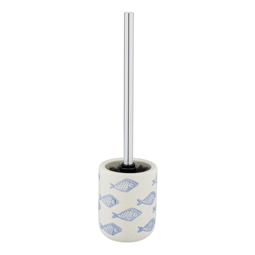 WENKO 24313100 - Brosse WC AQUAMARIN 10x40 cm beige