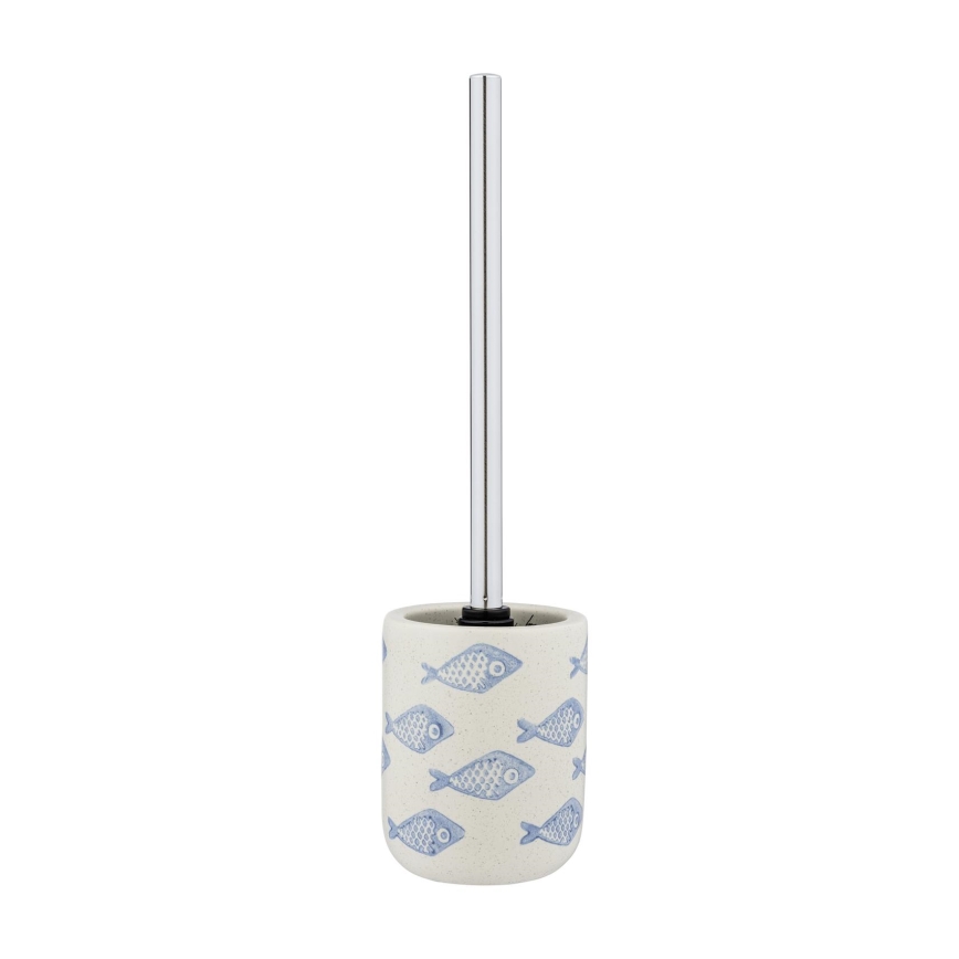 WENKO 24313100 - Brosse WC AQUAMARIN 10x40 cm beige