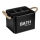WENKO 24328100 - Boîte de rangement GARA 19x13 cm noire