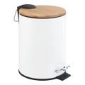 WENKO 24392100 - Panier TORTONA 17x23,5 cm blanc/marron/noir