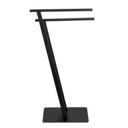 WENKO 24396100 - Porte-serviettes sur pied LIRIO 20 x 40 cm noir