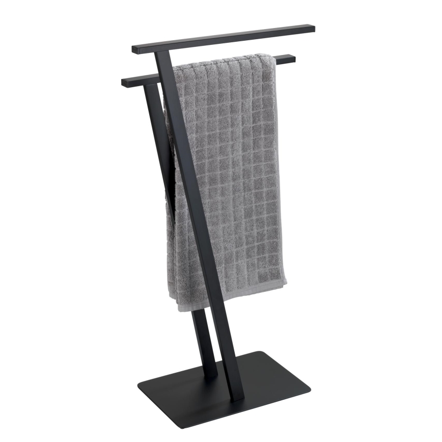 WENKO 24396100 - Porte-serviettes sur pied LIRIO 20 x 40 cm noir
